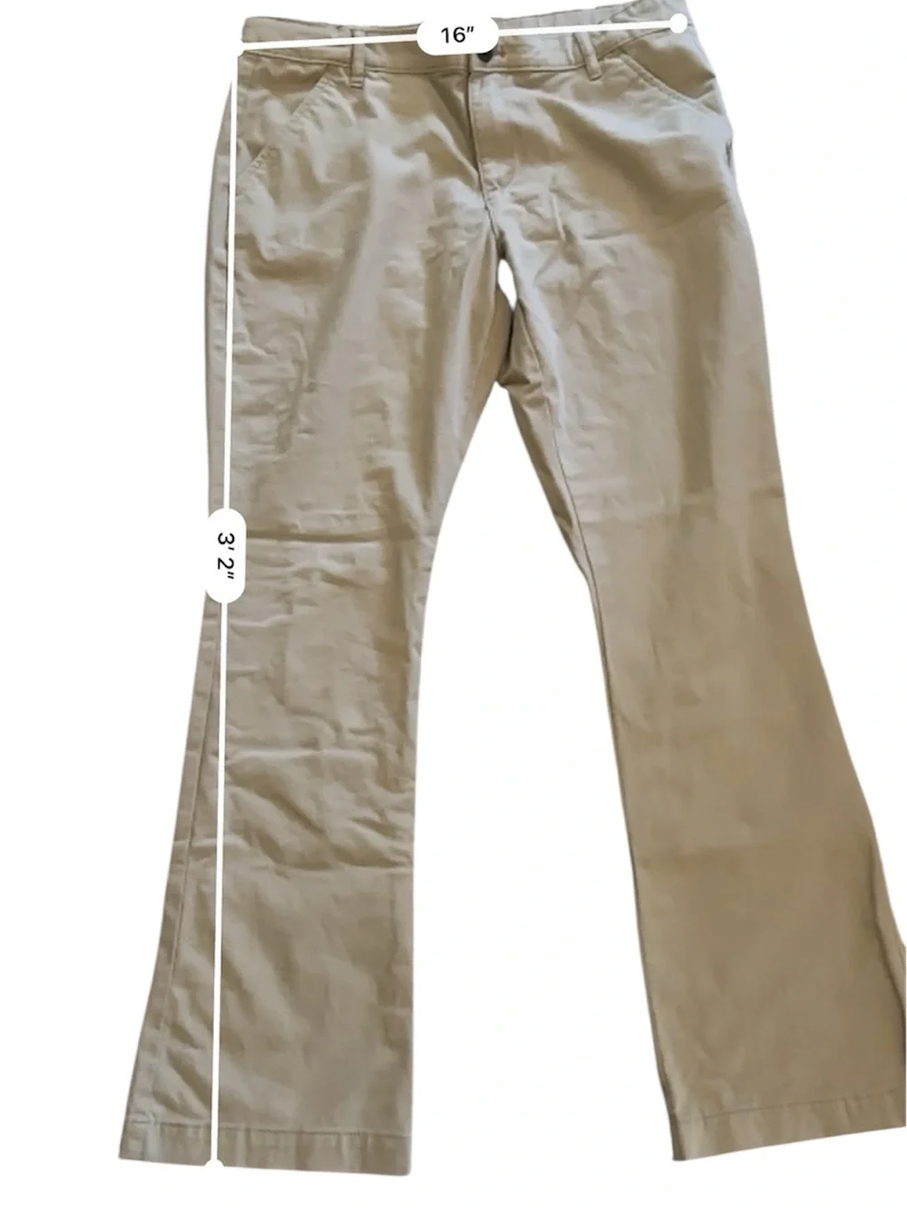 Old Navy uniform Khaki Boot Cut Pants